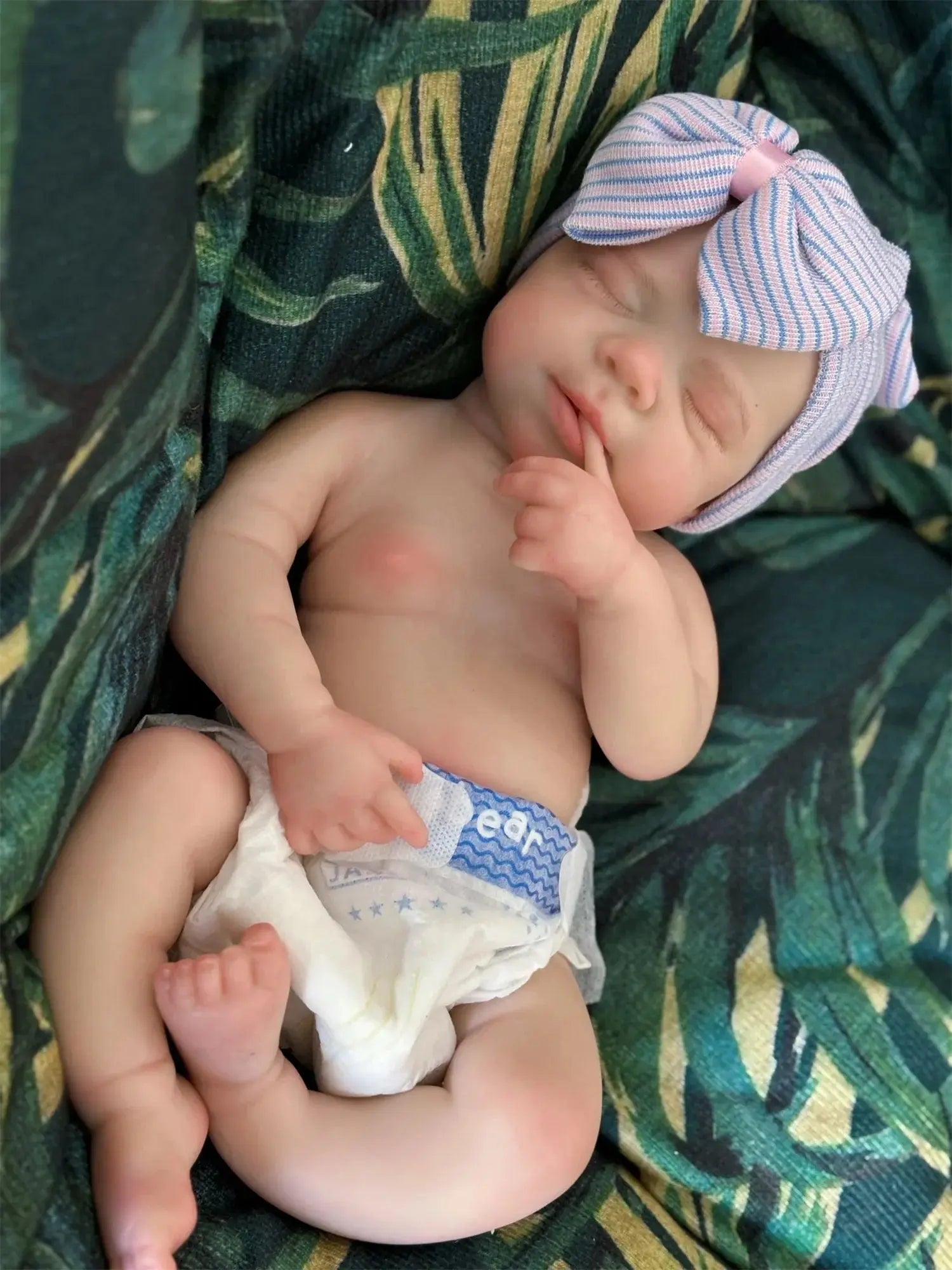 Image of Reborn Baby Dolls 18Inch Dark Skin Can Open Mouth Pascale Solid Bebe