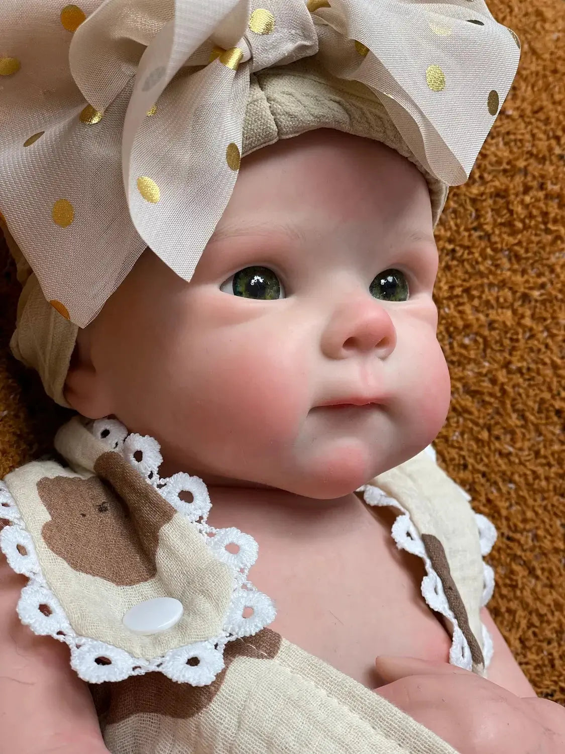 Image of Reborn Baby Dolls 18Inch Can Open Mouth Solid Silicone Bebe Reborn