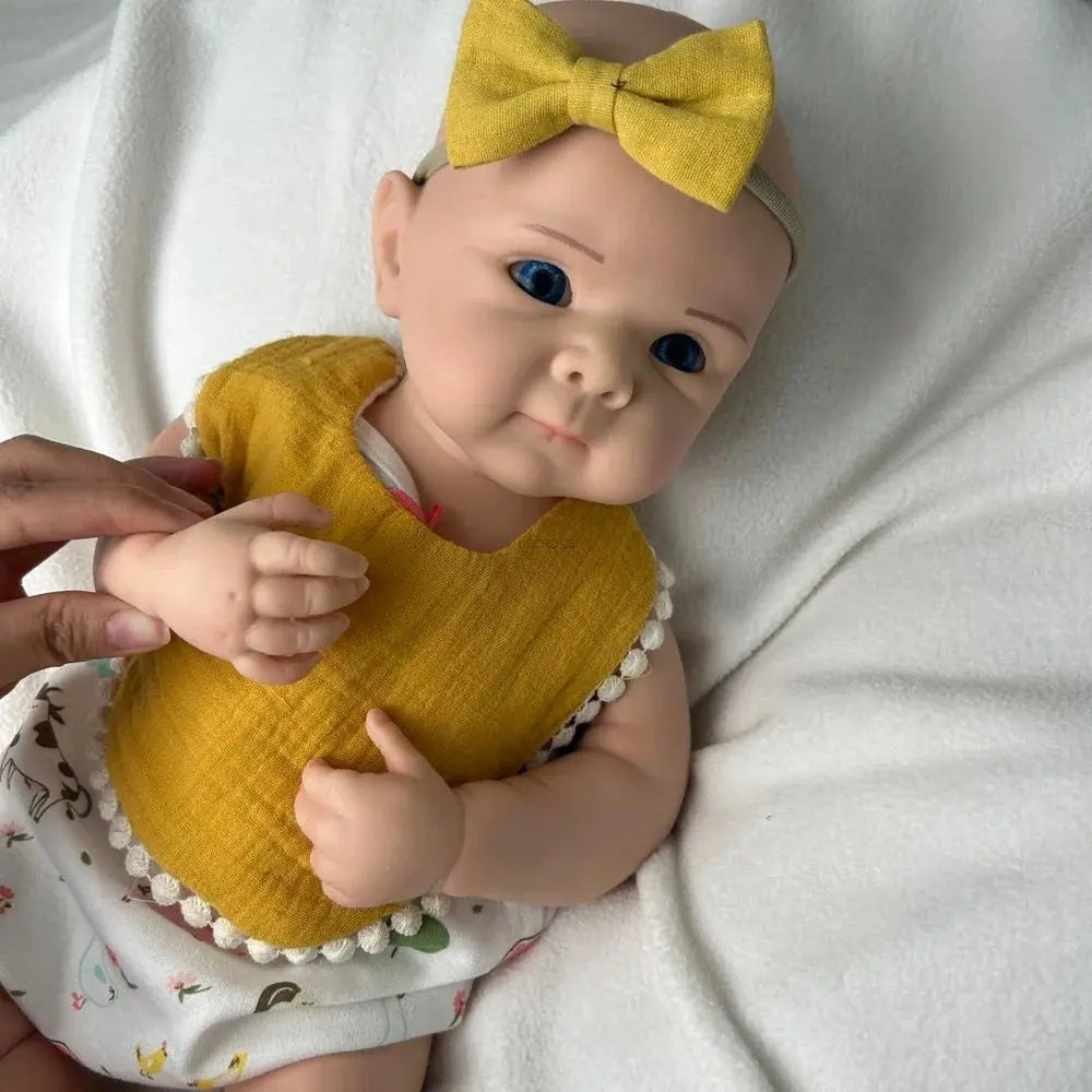 Image of Reborn Baby Dolls 19Inch Baby Girl Bettie Full Body Soft Silicone