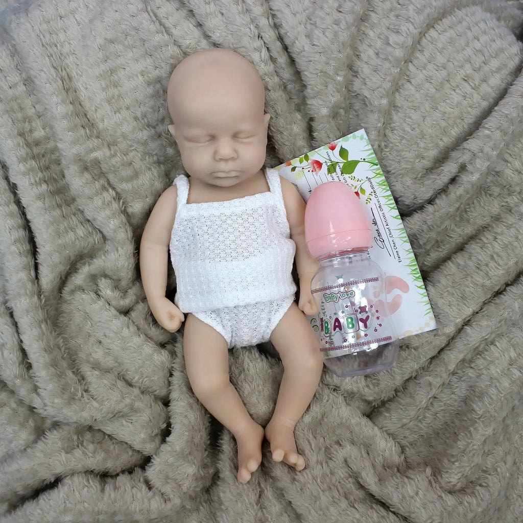Image of Reborn Baby Dolls 33Cm Open Mount Reborn Dolls Unpainted Loulou Full