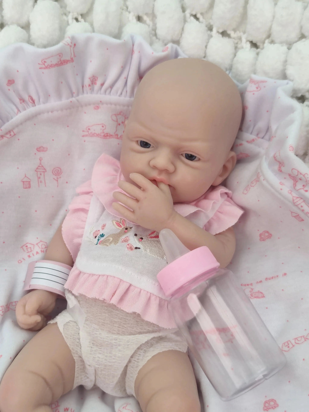 Image of Reborn Baby Dolls 12 Inches Soft Silicone Reborn Baby Doll Boy -