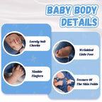 Image of Reborn Baby Dolls 20" Platinum Solid Silicone Newborn Baby Boy/Girl