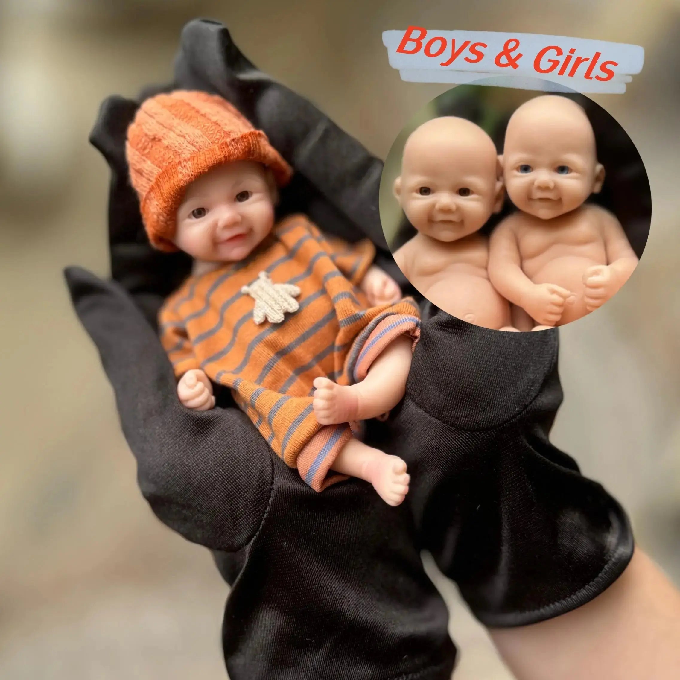 Image of Reborn Baby Dolls 6Inch Bebe Reborn Dolls Boys And Girls Handmade