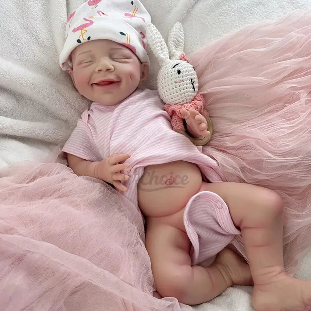 Image of Reborn Baby Dolls 18Inch Baby Girl Full Body Soft Silicone Reborn