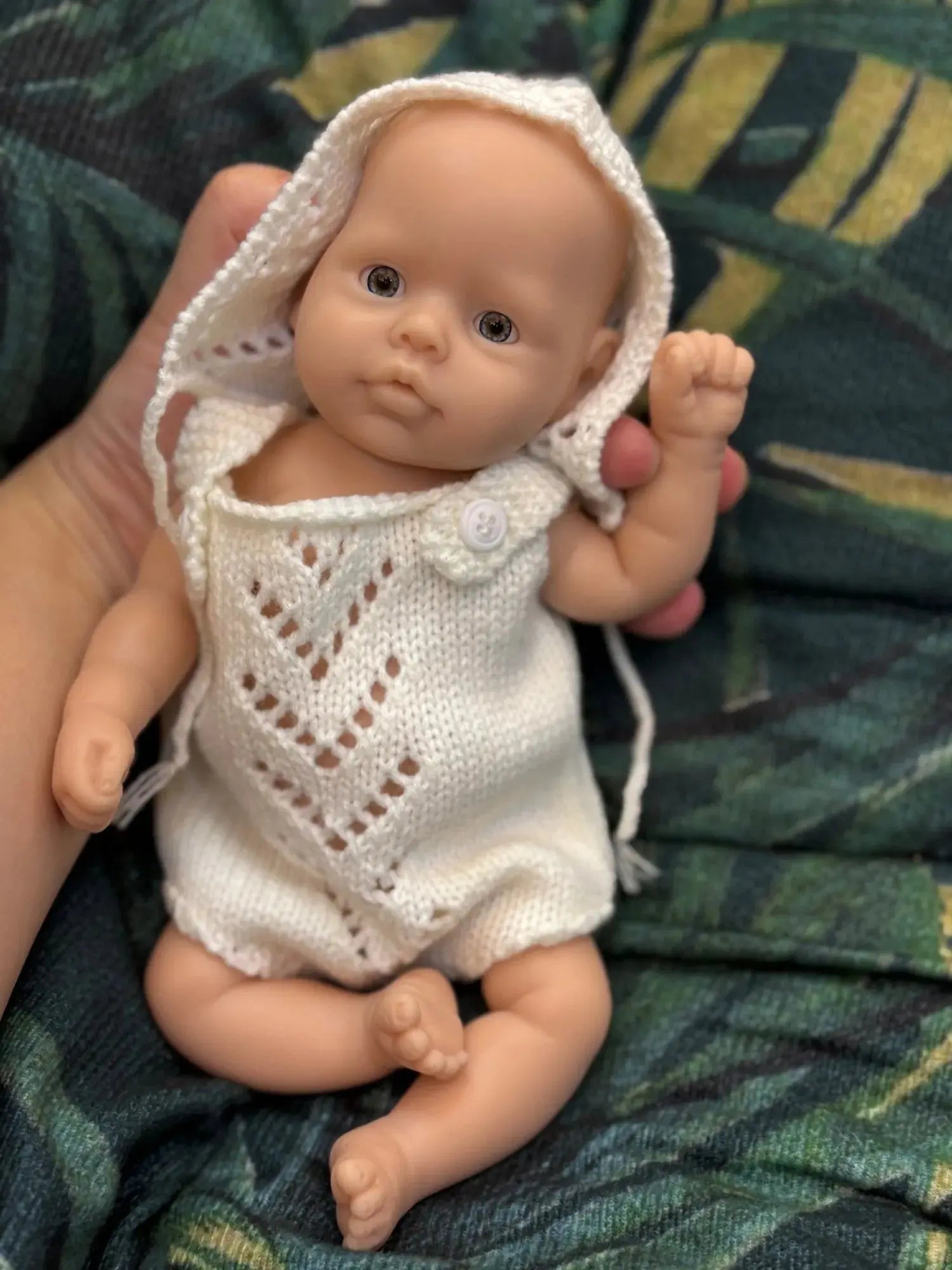 Image of Reborn Baby Dolls 10Inch Silicone Girls Whole Body Soft Solid