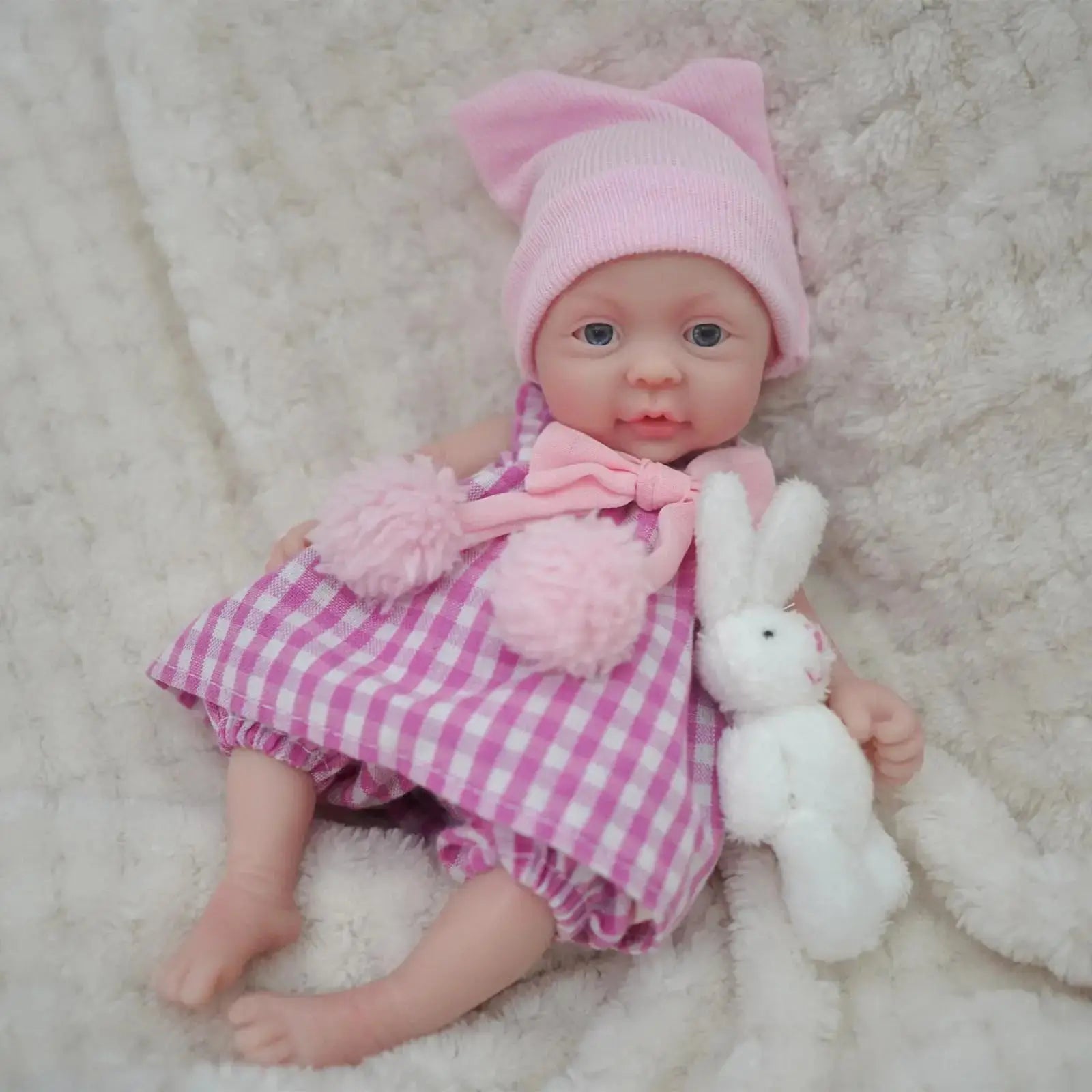 Image of Reborn Baby Dolls Reborn Baby Doll 7 Inch Silicone Doll Girl Zora