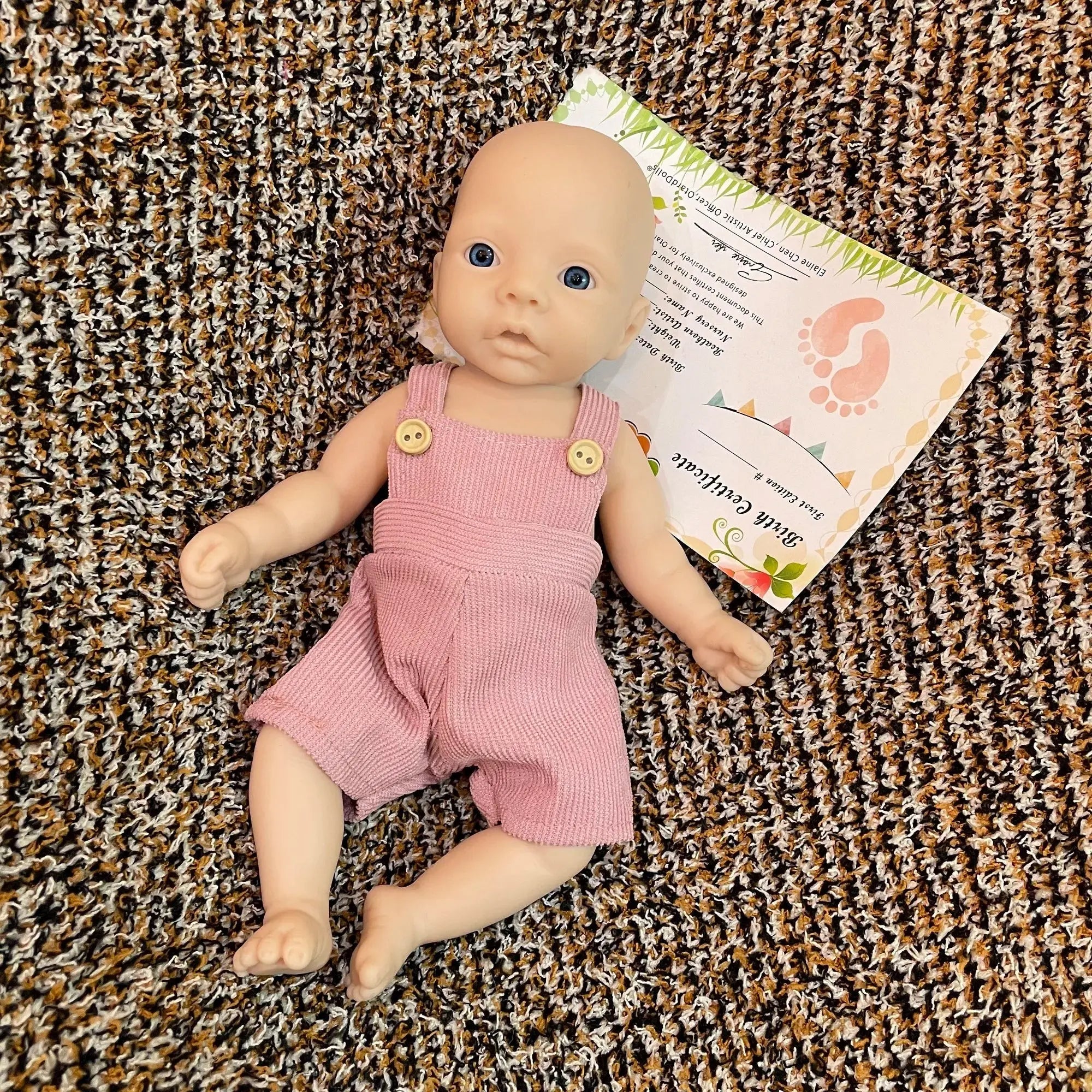 Image of Reborn Baby Dolls 25Cm Unpainted Silicone Girls Whole Body Soft Solid