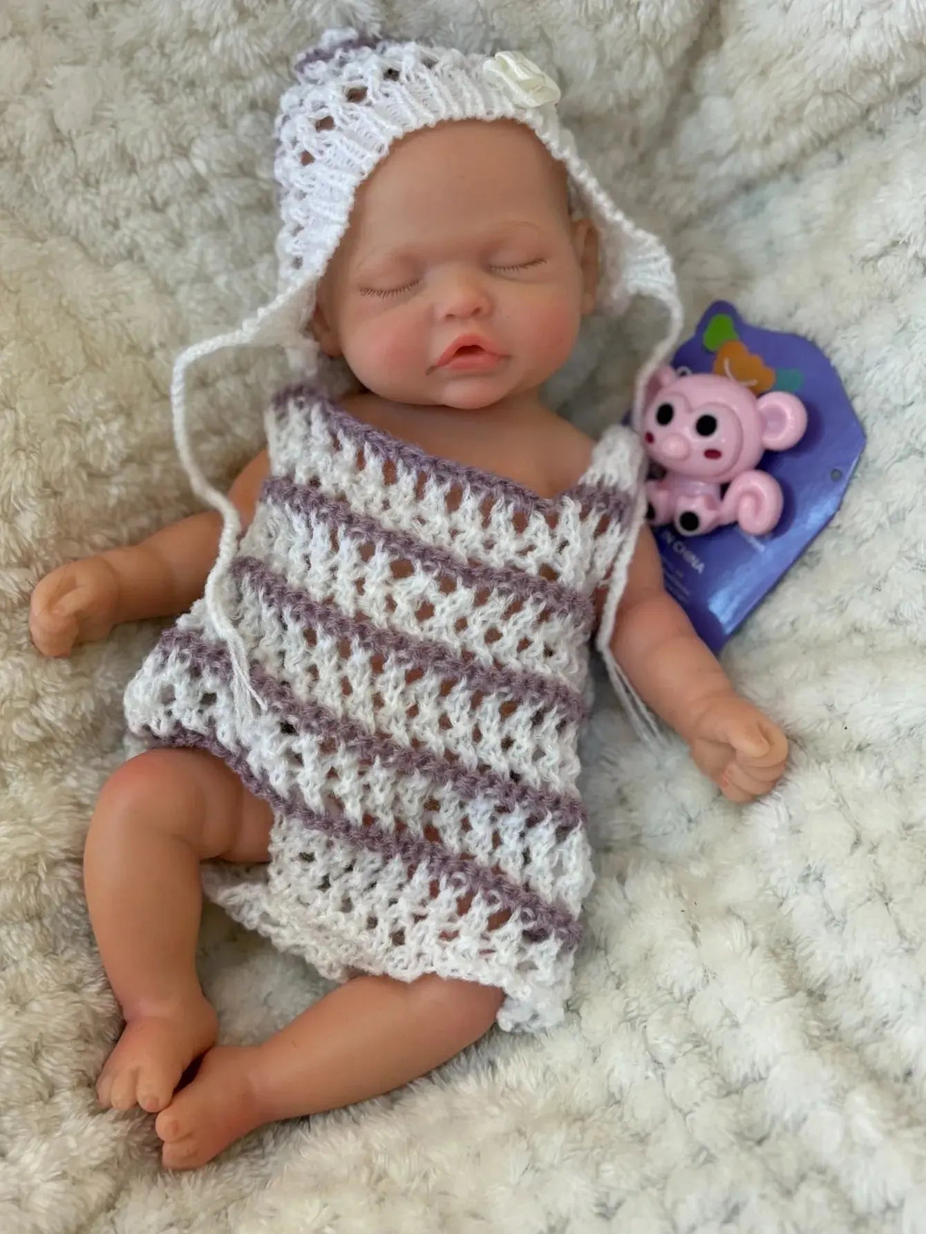 Image of Reborn Baby Dolls 1 Pc 10 Inch Full Body Silicone Bebe Reborn Girl