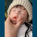 Image of Reborn Baby Dolls 22Inch Big Size Can Open Mouth Bébé Reborn De