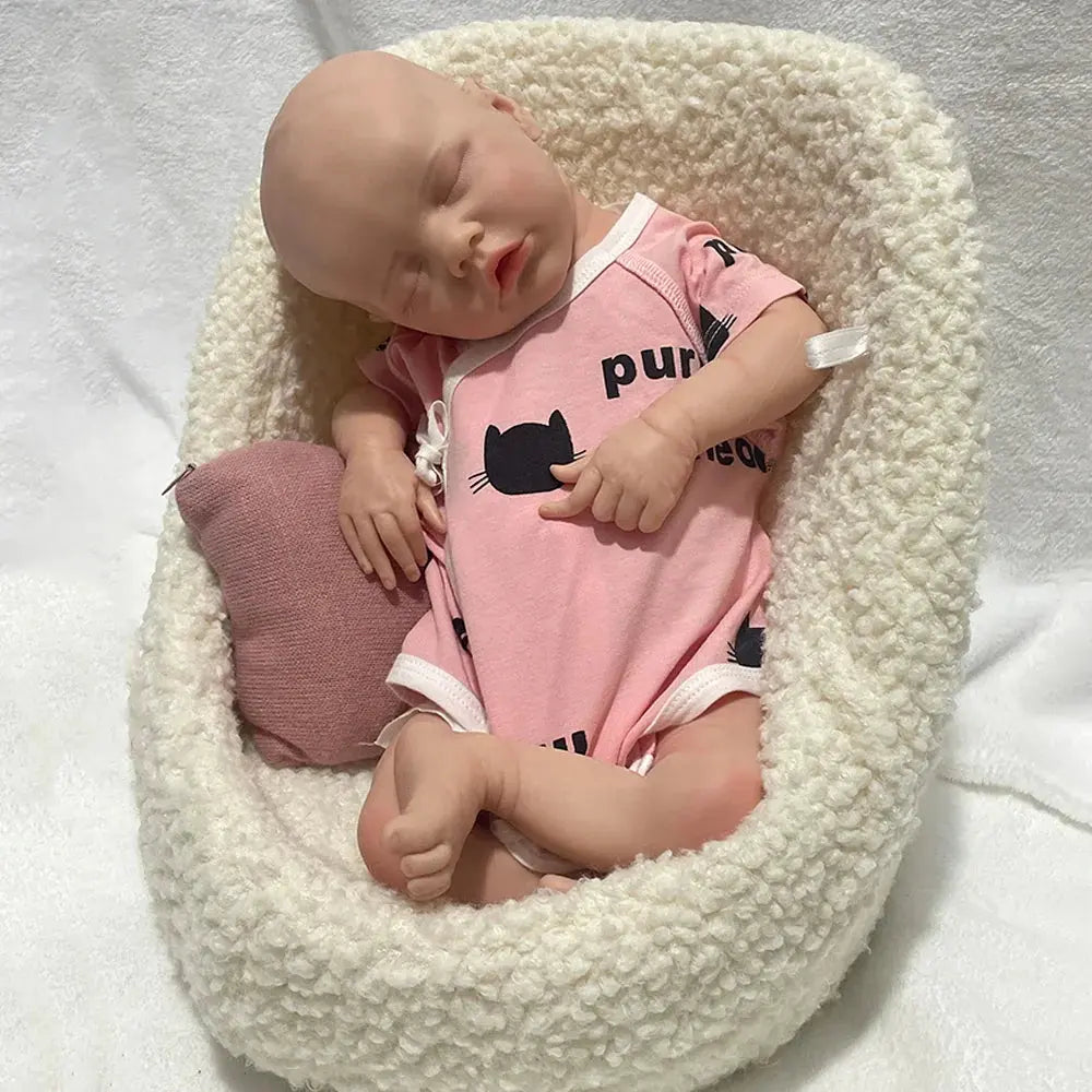 Image of Reborn Baby Dolls Unpainted 18Inch Full Body Silicone Reborn Baby