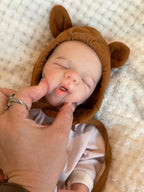 Image of Reborn Baby Dolls Saskia 13-Inch Silicone Pascale Reborn Doll: A