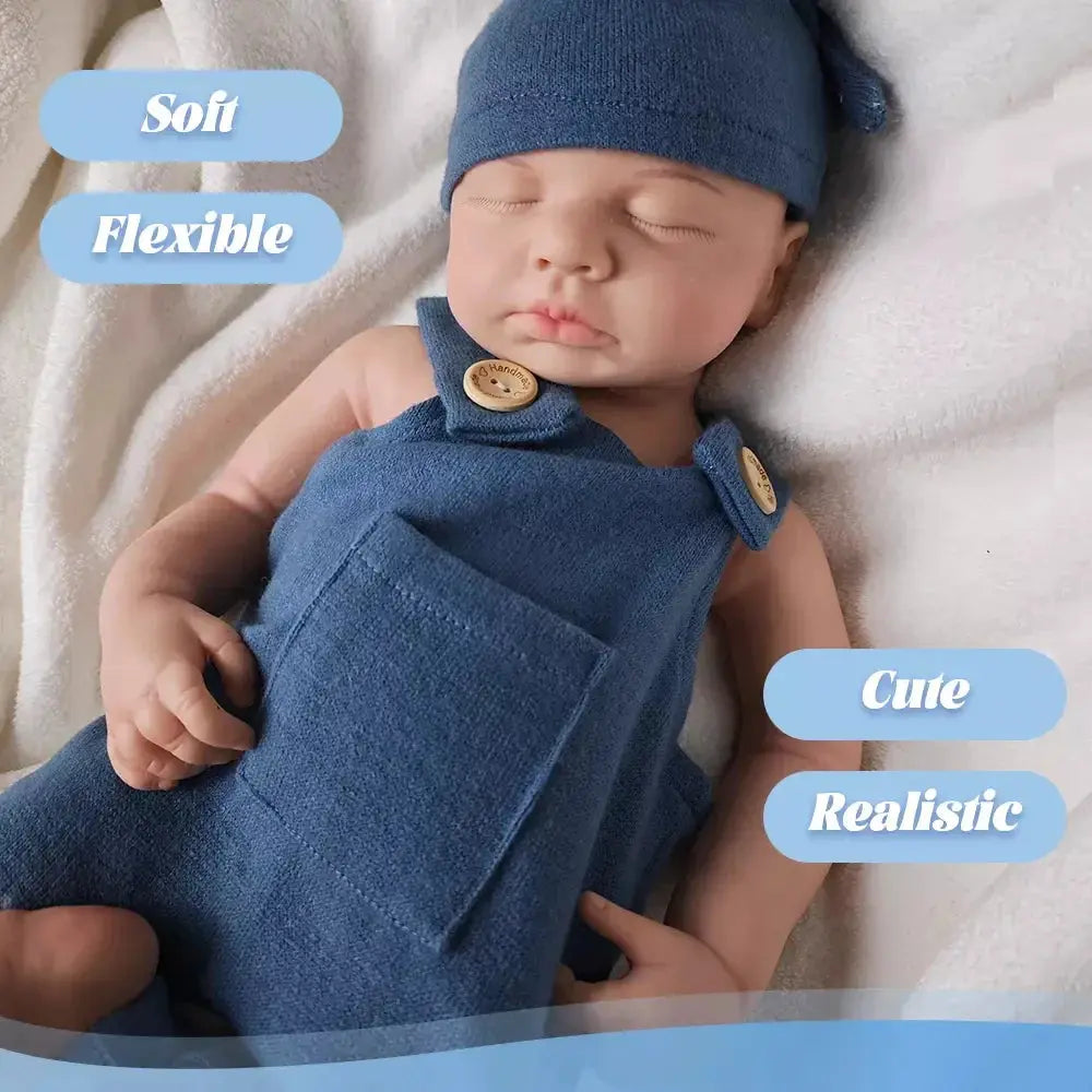Image of Reborn Baby Dolls 20" Platinum Solid Silicone Newborn Baby Boy/Girl
