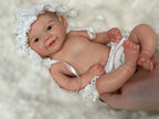 Image of Reborn Baby Dolls 33Cm Cuddly Vivienne Full Body Solid Silicone