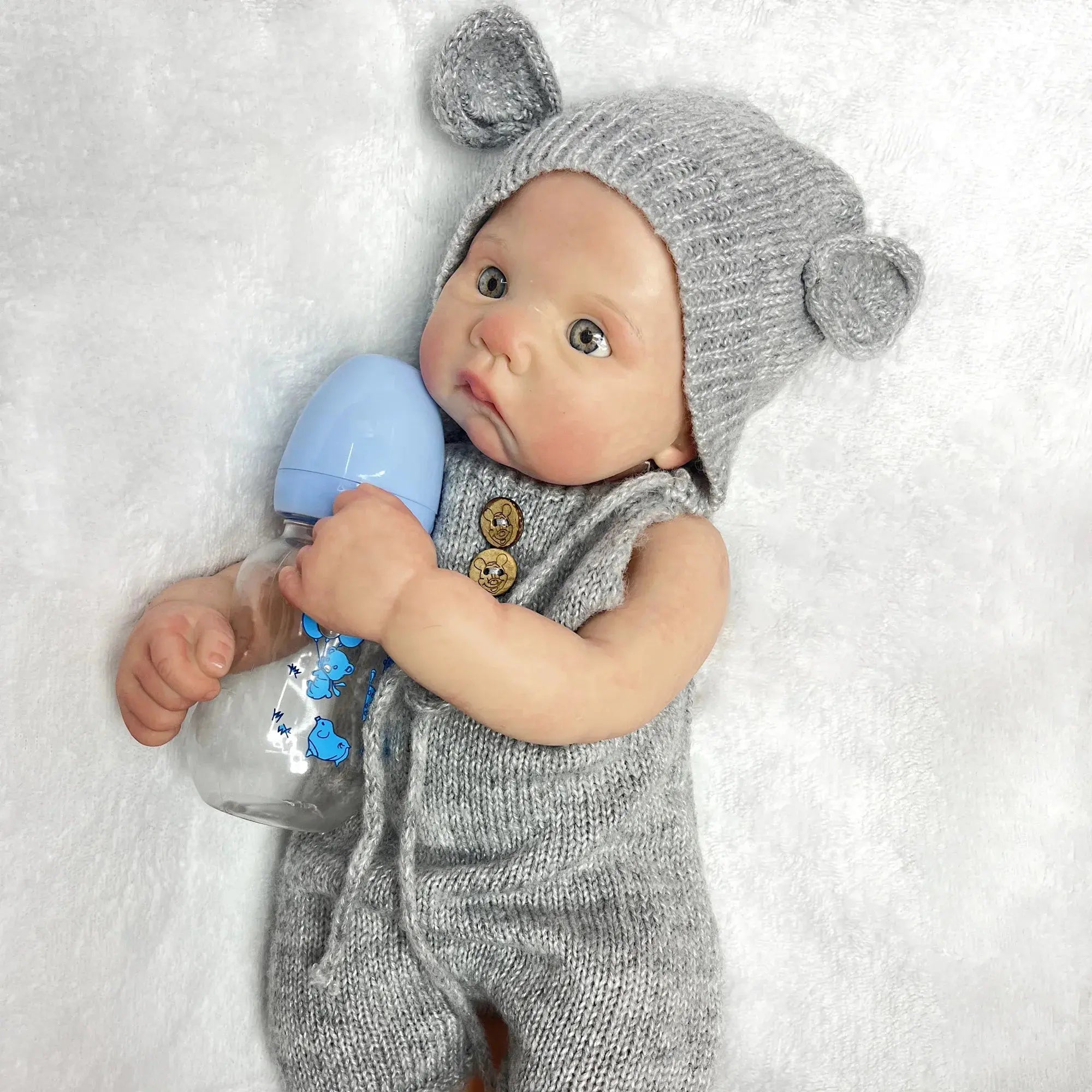 Image of Reborn Baby Dolls 42Cm 17 Inch Full-Body Soft Silicone Reborn Doll