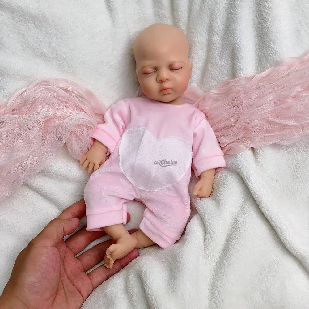 Image of Reborn Baby Dolls 12Inch Mini Silicone Reborn Baby Girl Luna
