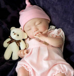 Image of Reborn Baby Dolls Can Drink And Wet 33Cm Washable Solid Silicone Bebe