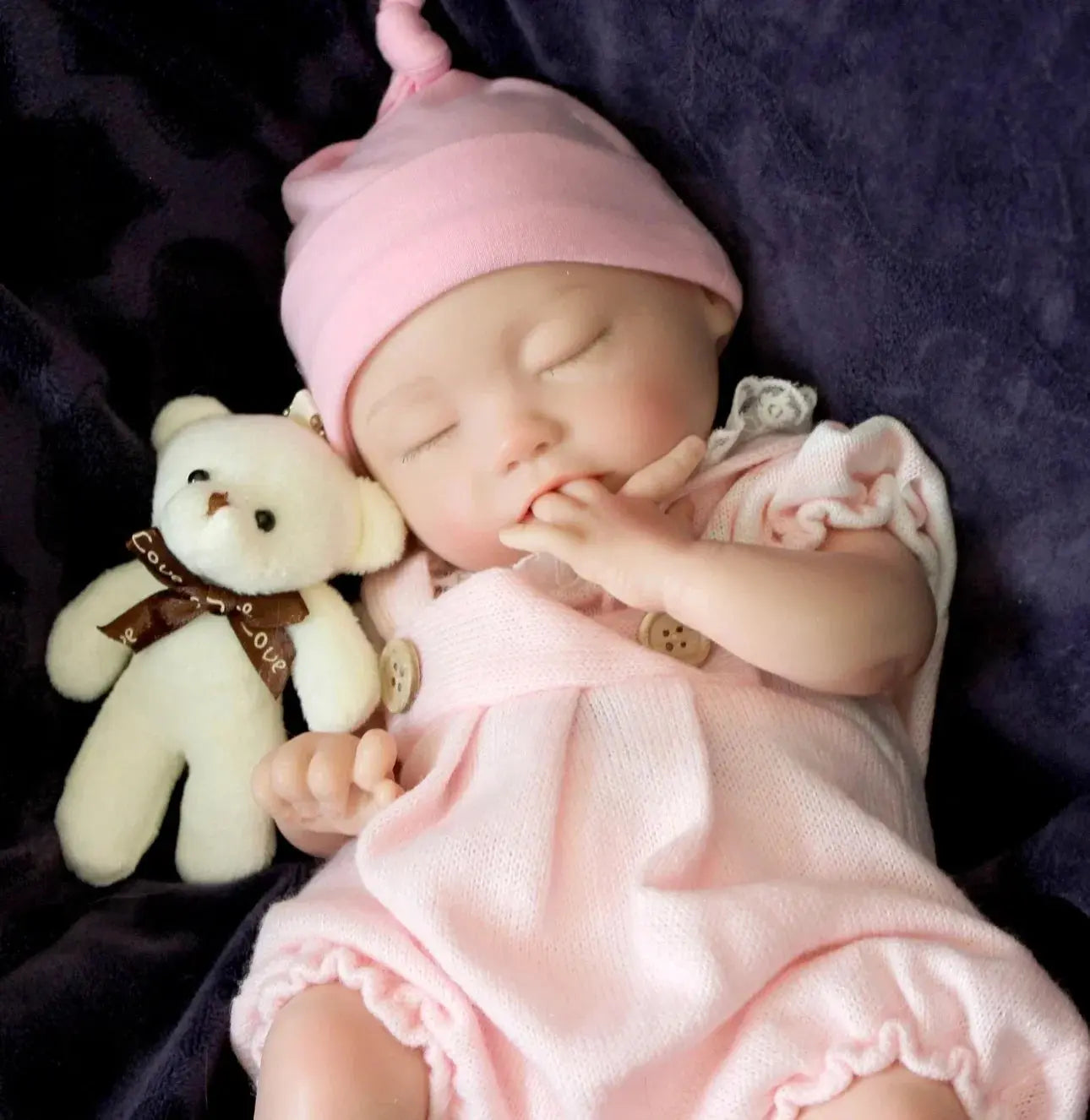 Image of Reborn Baby Dolls Can Drink And Wet 33Cm Washable Solid Silicone Bebe