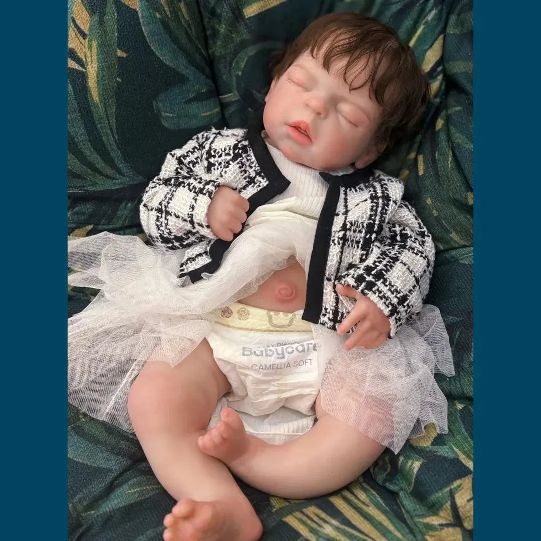 Image of Reborn Baby Dolls 22Inch Big Size Can Open Mouth Bébé Reborn De