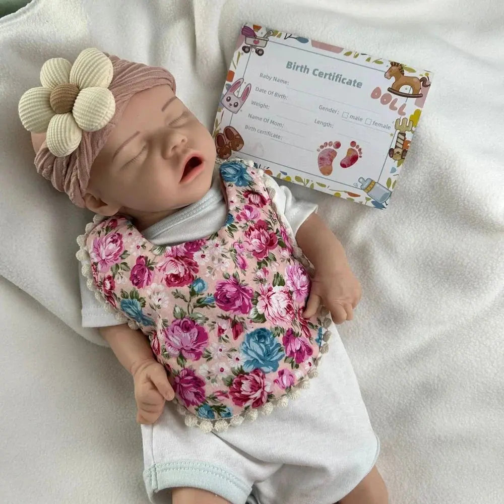 Image of Reborn Baby Dolls 18Inch Dark Skin Realistic Features & Soft Material