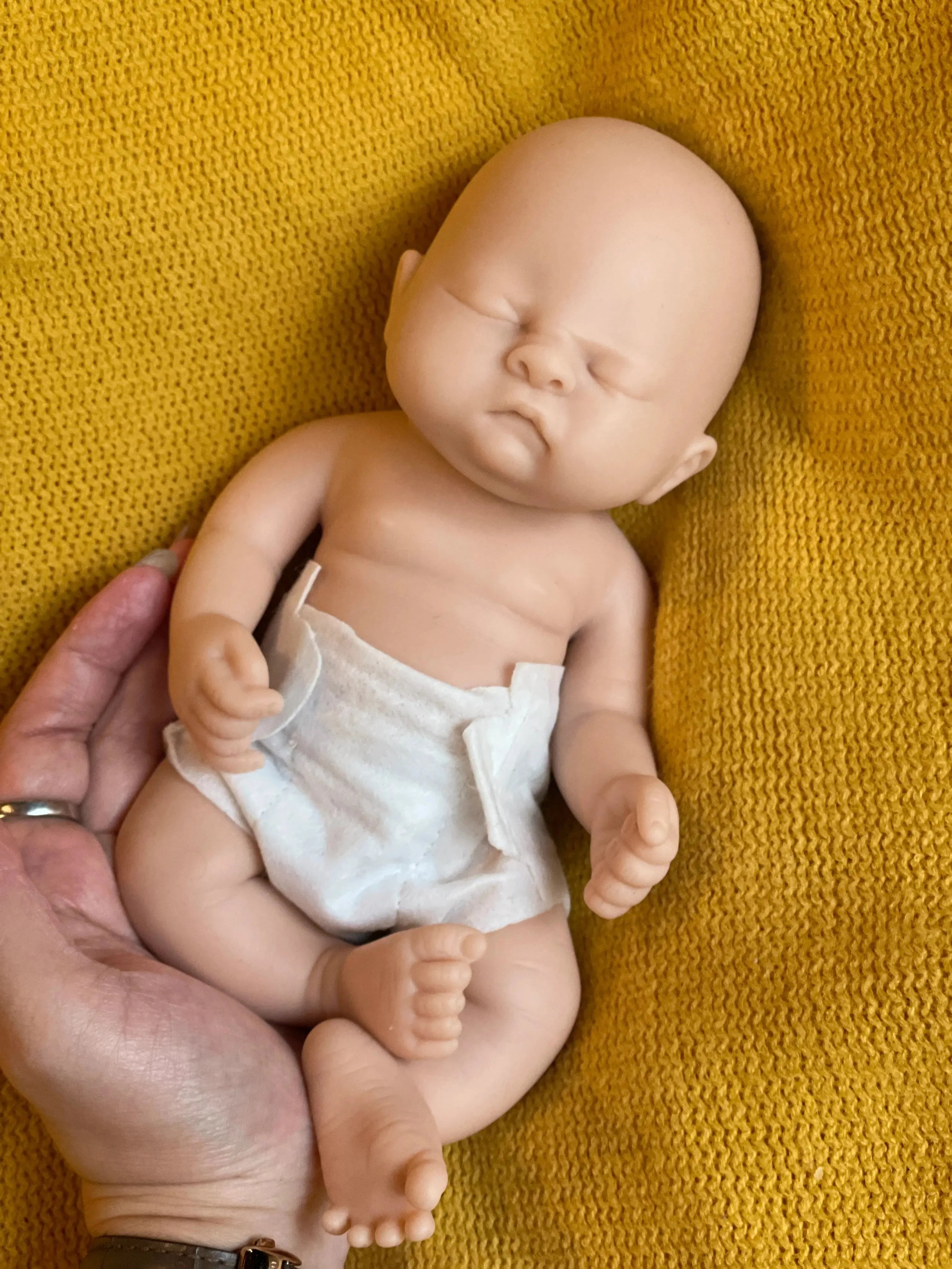 Image of Reborn Baby Dolls 10Inch Silicone Boy Reborn Baby Doll Full Body Soft