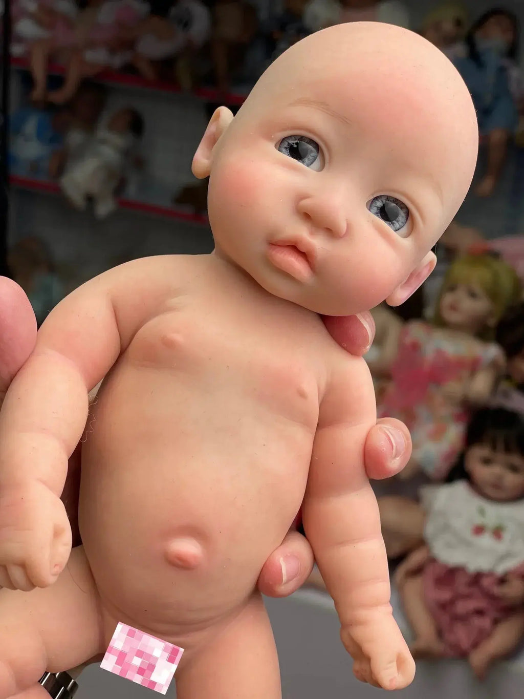 Image of Reborn Baby Dolls 28Cm Soft Full Body Solid Silicone Reborn Dolls