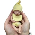 Image of Reborn Baby Dolls 6 Inch Full Solid Silicone Bebe Palm Reborn Doll