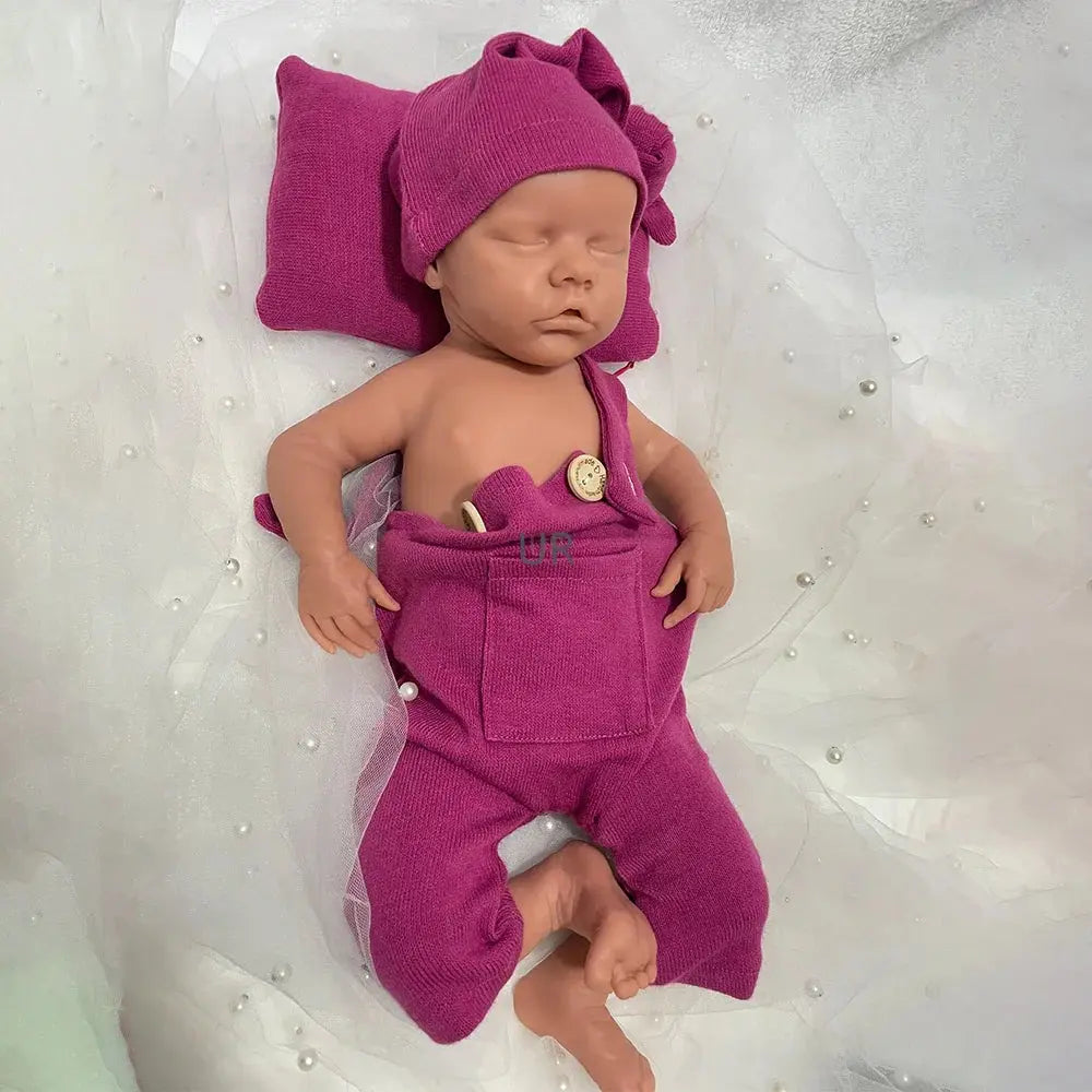 Image of Reborn Baby Dolls Unpainted 18Inch Full Body Silicone Reborn Baby