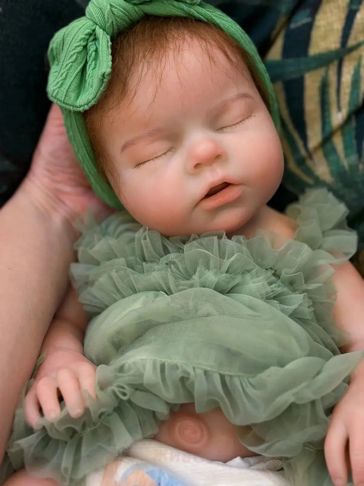 Image of Reborn Baby Dolls 20Inch Open Mouth Silicone Girl Reborn Full Solid