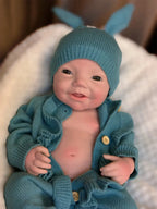 Image of Reborn Baby Dolls 18Inch Open Eyes Full Body Silicone Reborn Girl