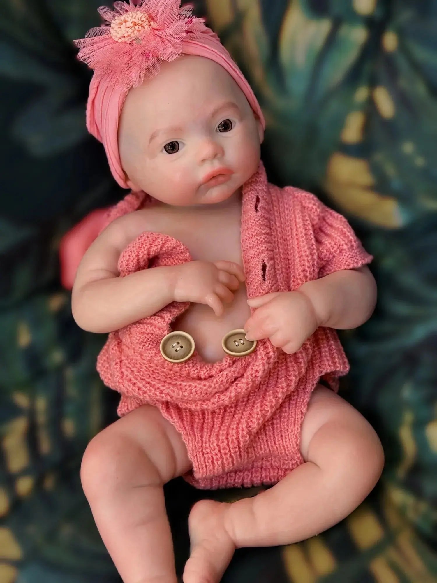 Image of Reborn Baby Dolls 18Inch Open Mouth Meadow Bebe Girl Reborn Baby Doll