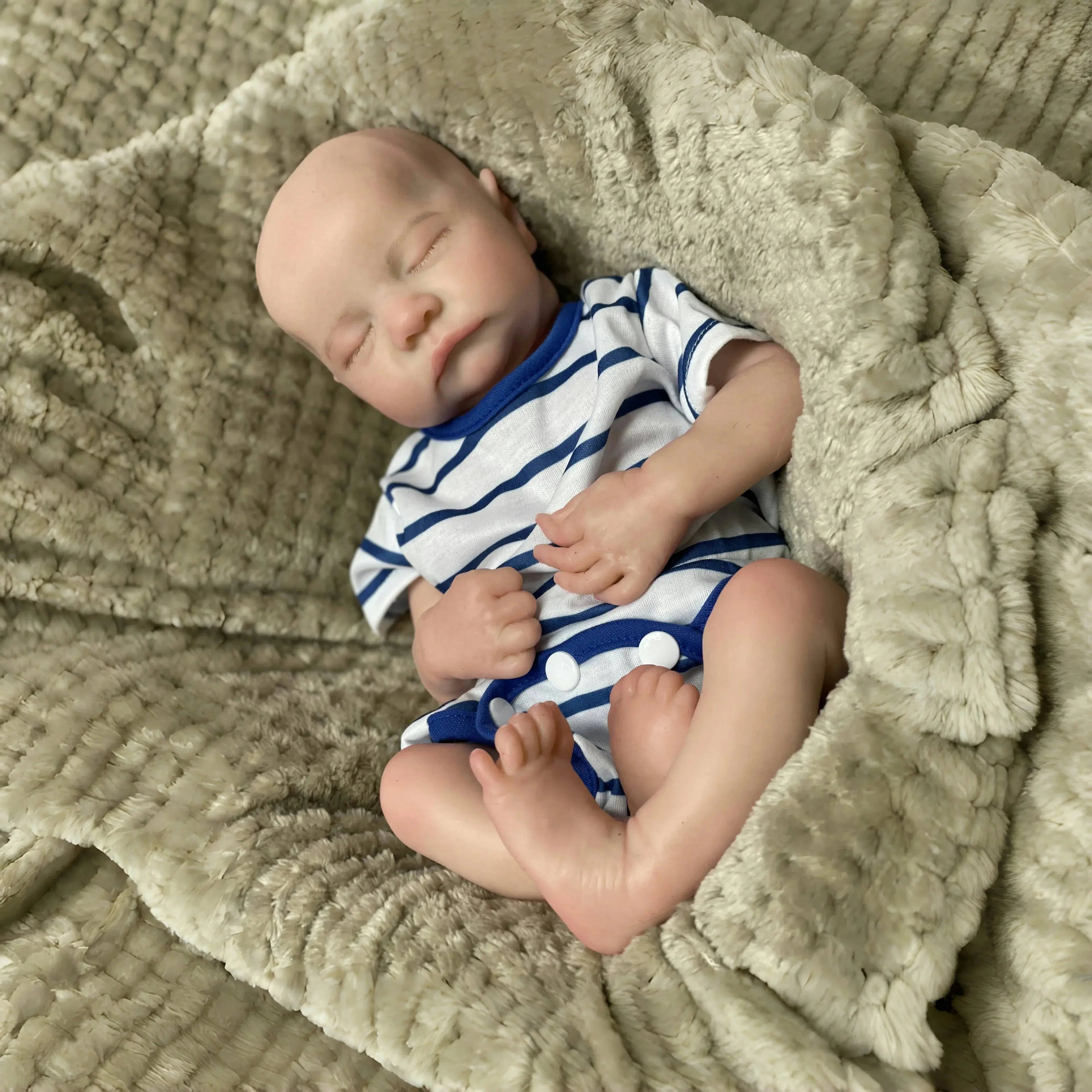 Image of Reborn Baby Dolls Bebê Reborn Dolls 16Inch Boy Levi Painted/Unpainted