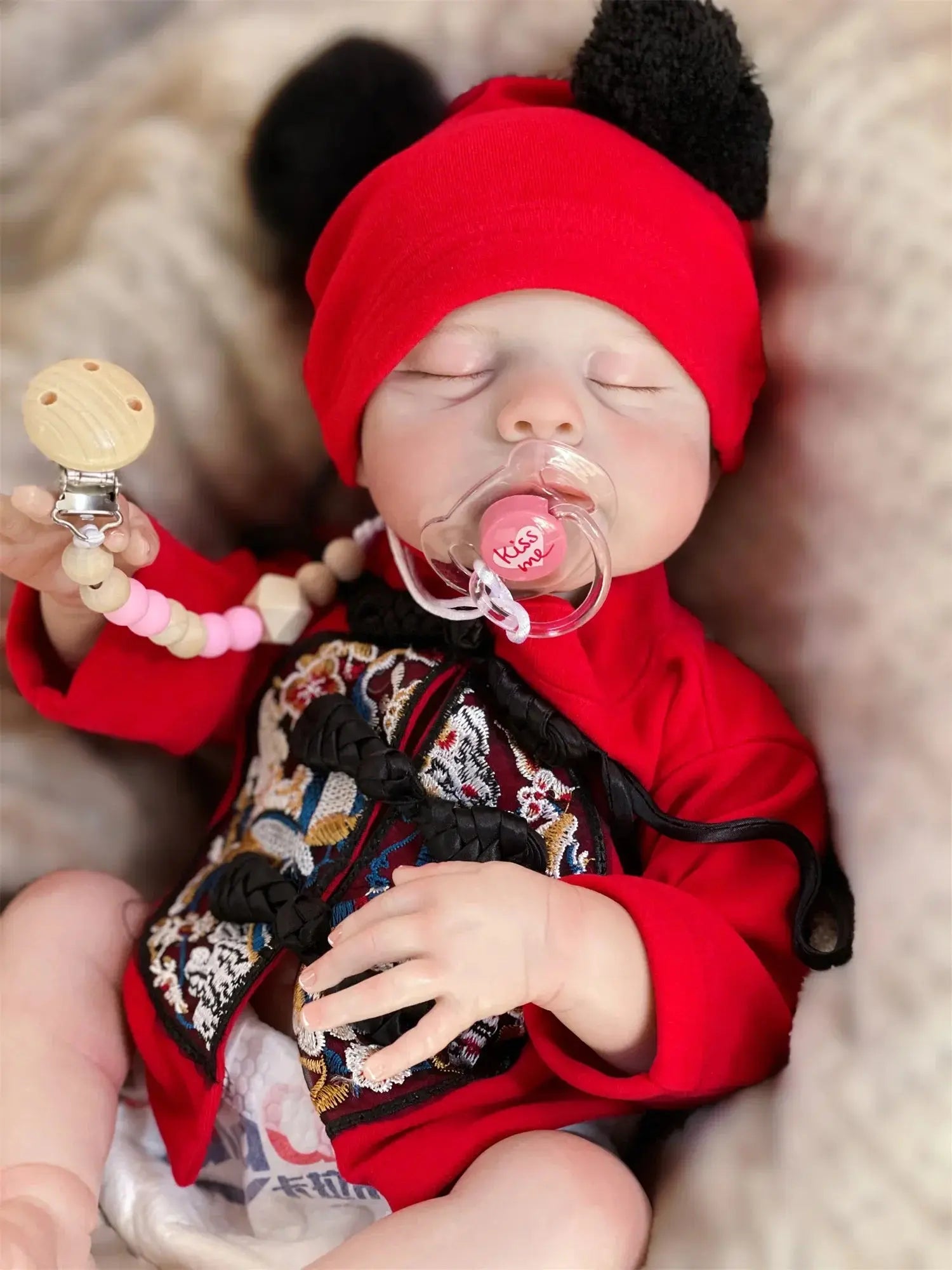 Image of Reborn Baby Dolls 47Cm Washable Eric Bebe Reborn Girl With Painted