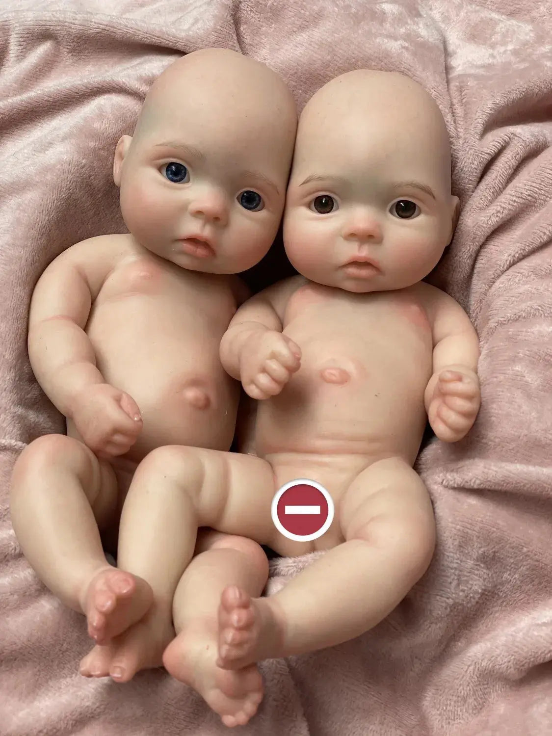Image of Reborn Baby Dolls 2 Styles Big Eyes Waterproof Silicone Bebe Reborn