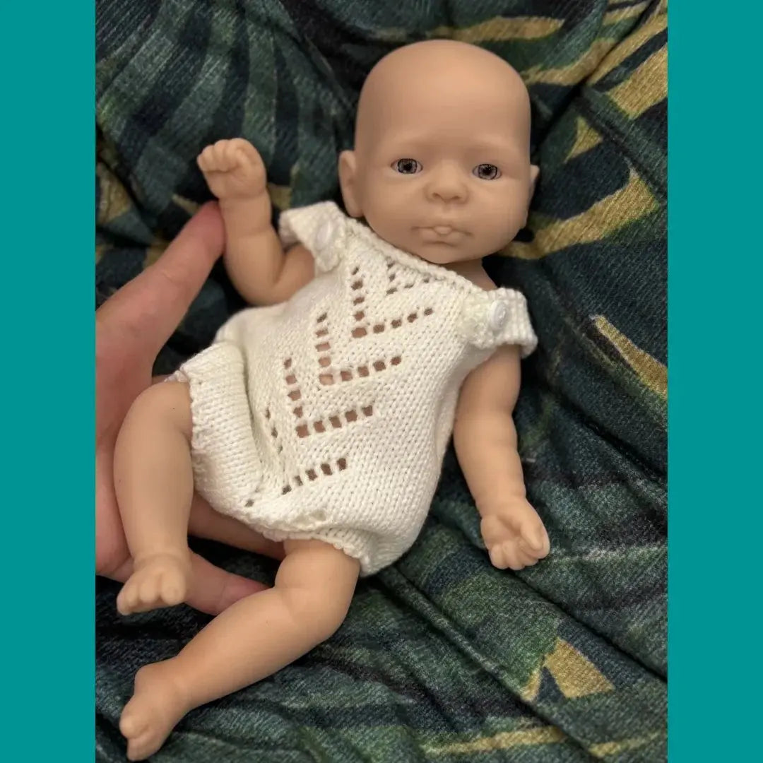 Image of Reborn Baby Dolls 10Inch Open Eyes Bebe Reborn De Silicona Girl Doll
