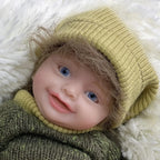 Image of Reborn Baby Dolls 6Inch Mini Palm Full Solid Silicone Bebe Reborn