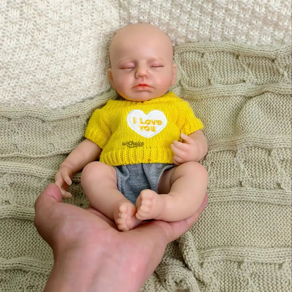 Image of Reborn Baby Dolls Mini 12 Inch 30Cm Full Soft Silicone Reborn Baby