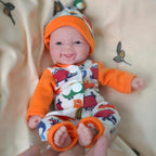 Image of Reborn Baby Dolls Reborn Silicone Baby Doll 7 Inch Mini Realistic