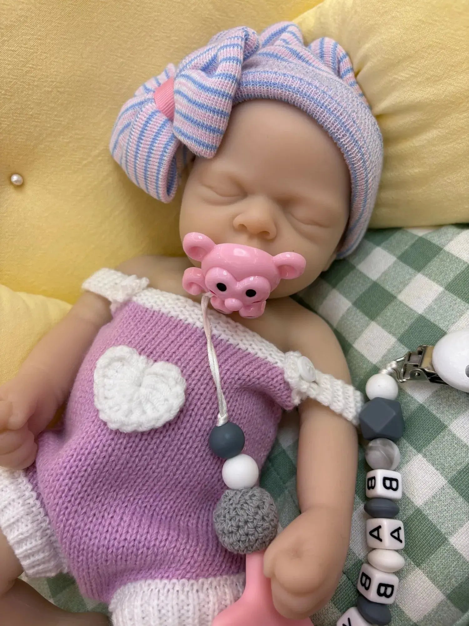 Image of Reborn Baby Dolls Reborn Dolls 33Cm Open Mouth Silicone Girl Full