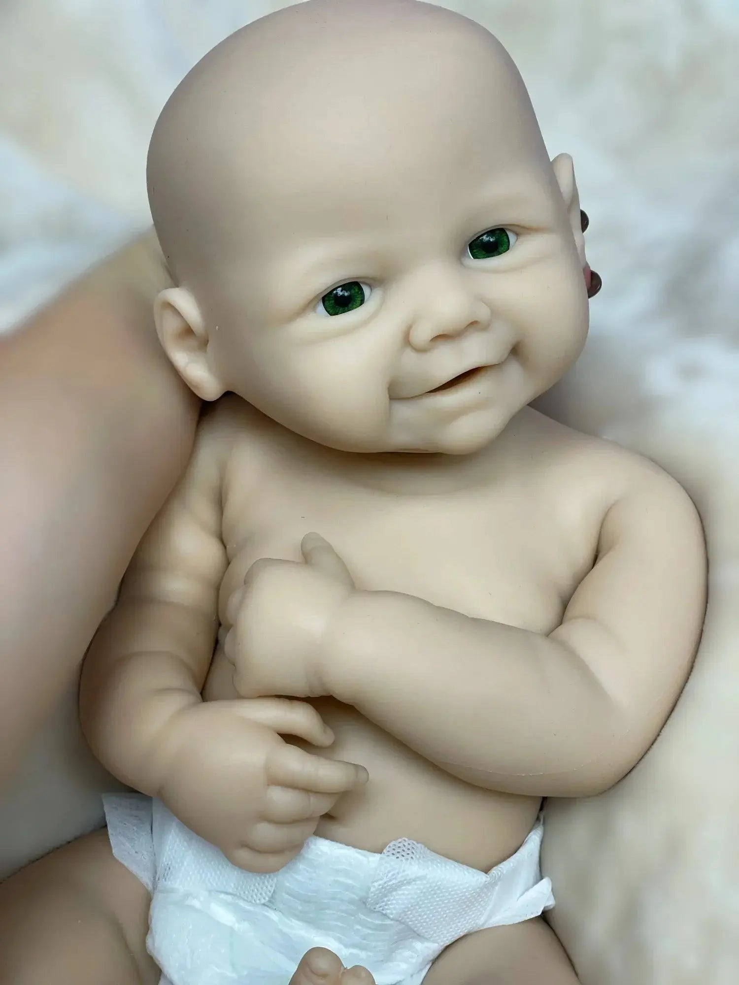 Image of Reborn Baby Dolls 18Inch/2 Styles Unpained Vivienne Full Body Solid
