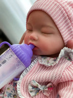 Image of Reborn Baby Dolls 35Cm Cuddly Whold Body Solid Silicone Bebe Reborn