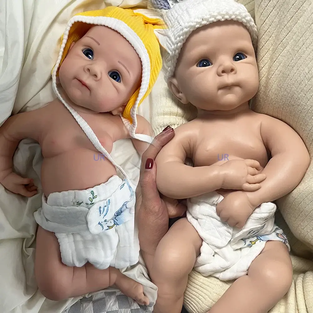 Image of Reborn Baby Dolls Cute 19-Inch Full-Body Silicone Reborn Baby Doll –