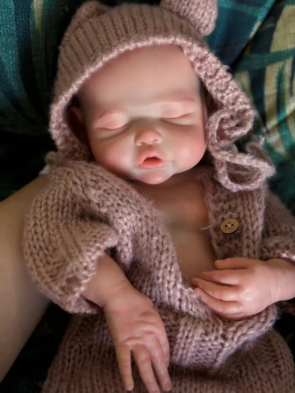 Image of Reborn Baby Dolls 18 Inch 3D Painted Skin Reborn Baby Doll Made Of