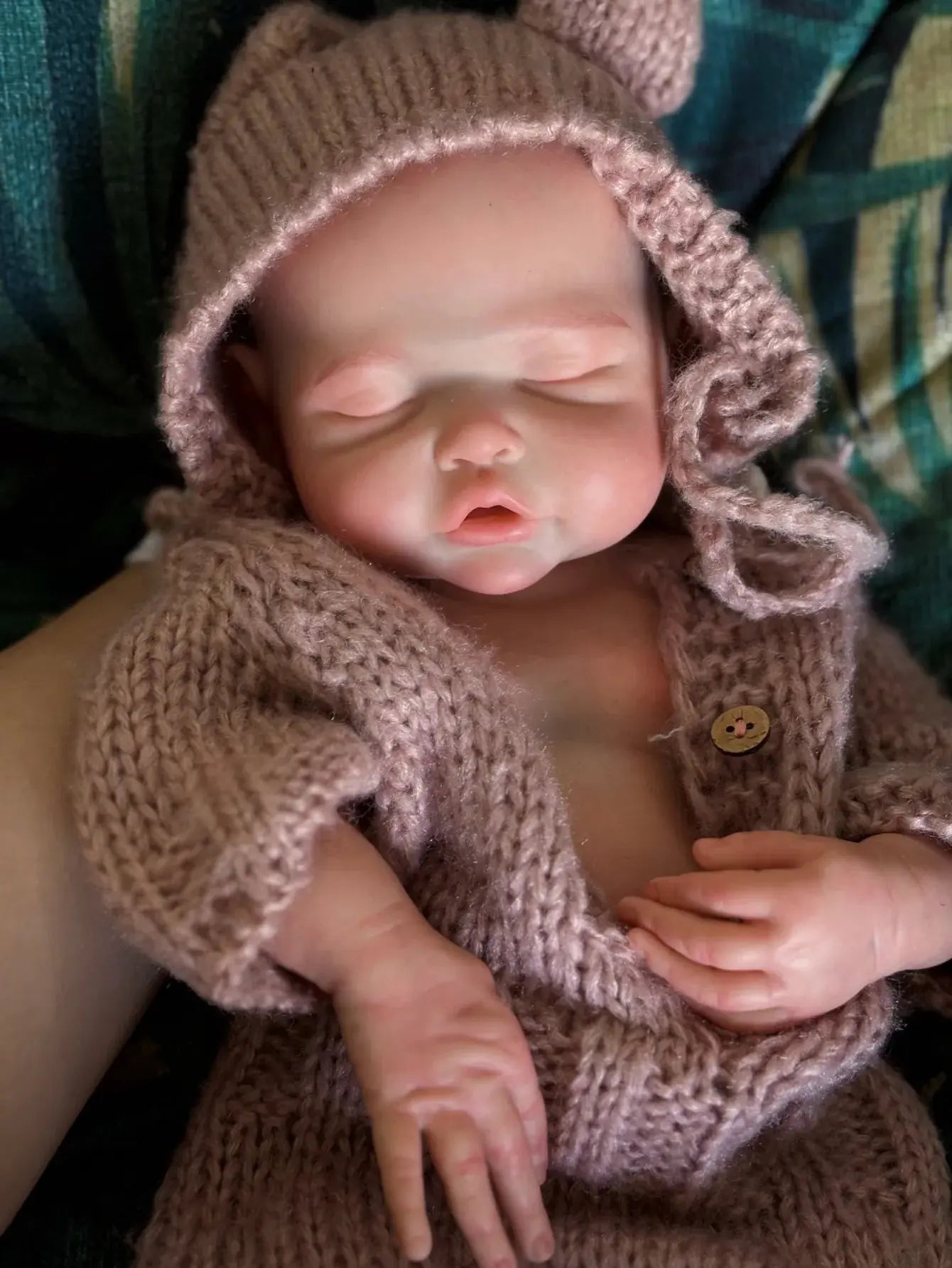 Image of Reborn Baby Dolls 18 Inch 3D Painted Skin Reborn Baby Doll Made Of