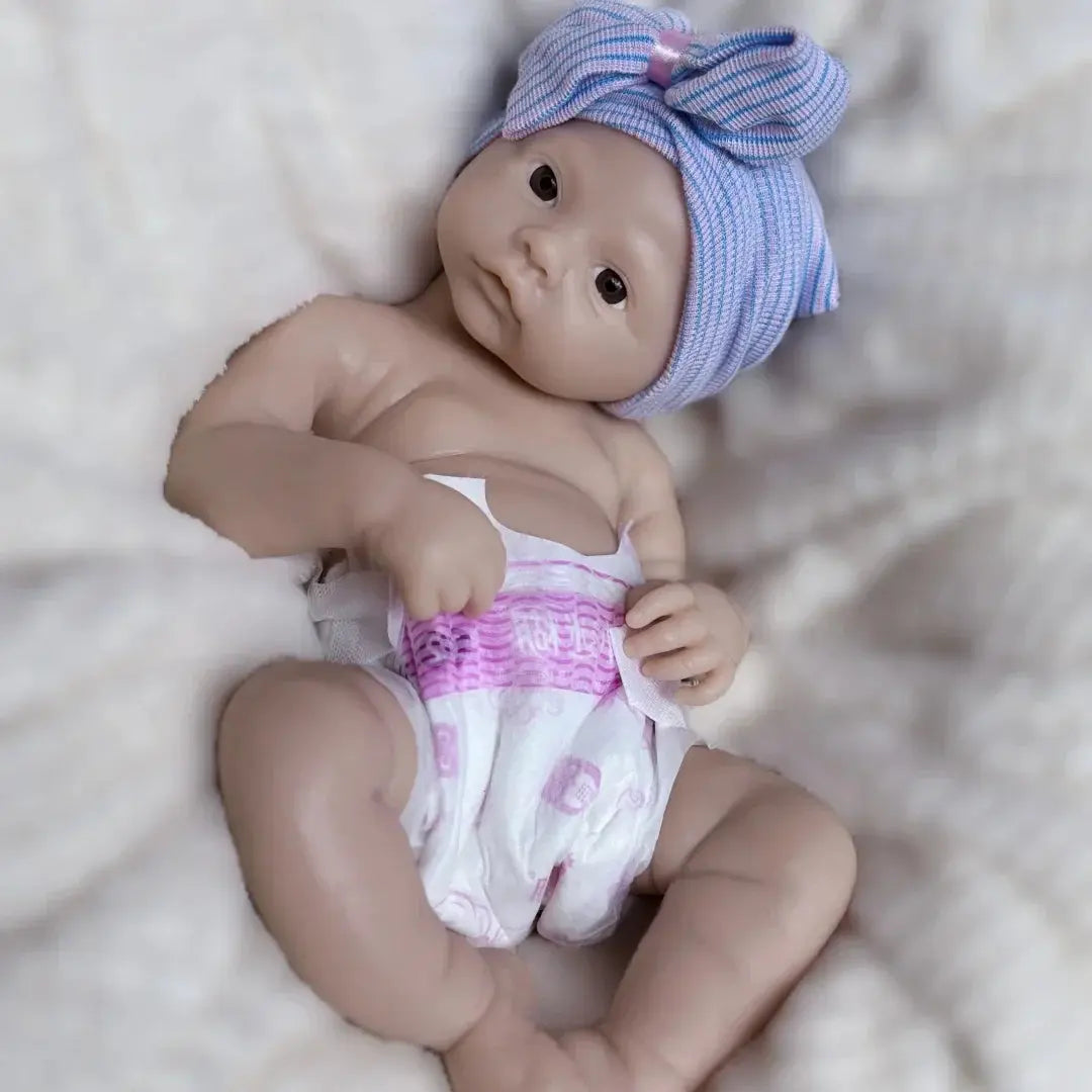 Image of Reborn Baby Dolls 45Cm Meadow Can Open Mouth  Solid Bebe Reborn De