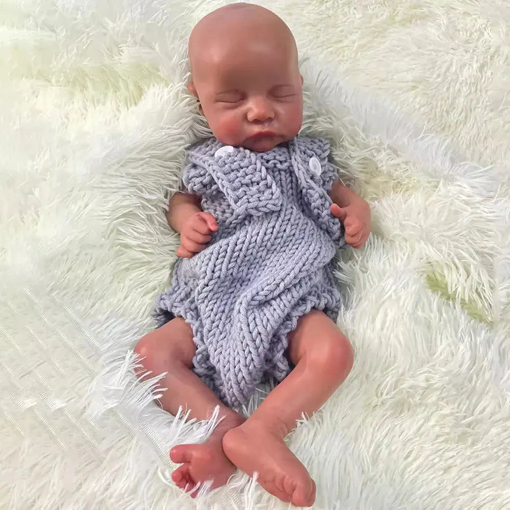 Image of Reborn Baby Dolls Reborn Boy Preemy Soft 18 Inch Kid Boy Full Body 3D