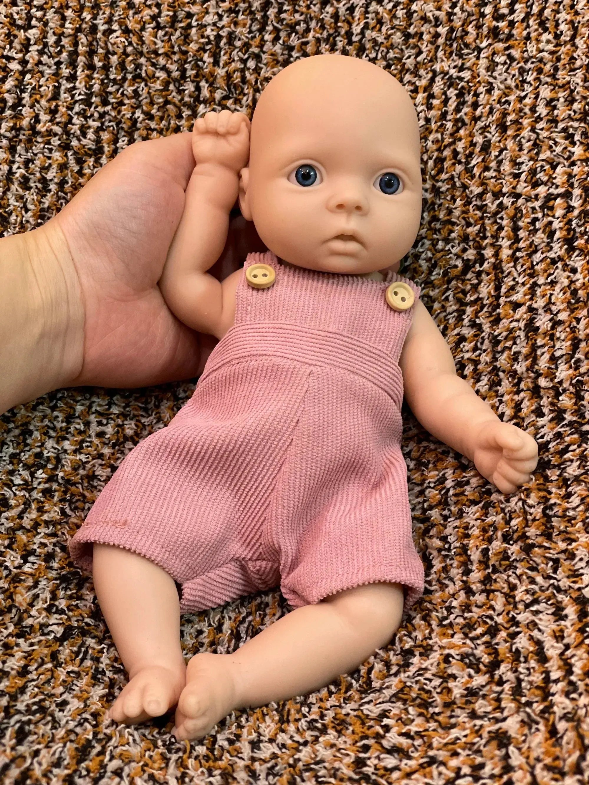 Image of Reborn Baby Dolls 27Cm Angel Girl Whole Silicone Bebe Reborn Dolls 3D