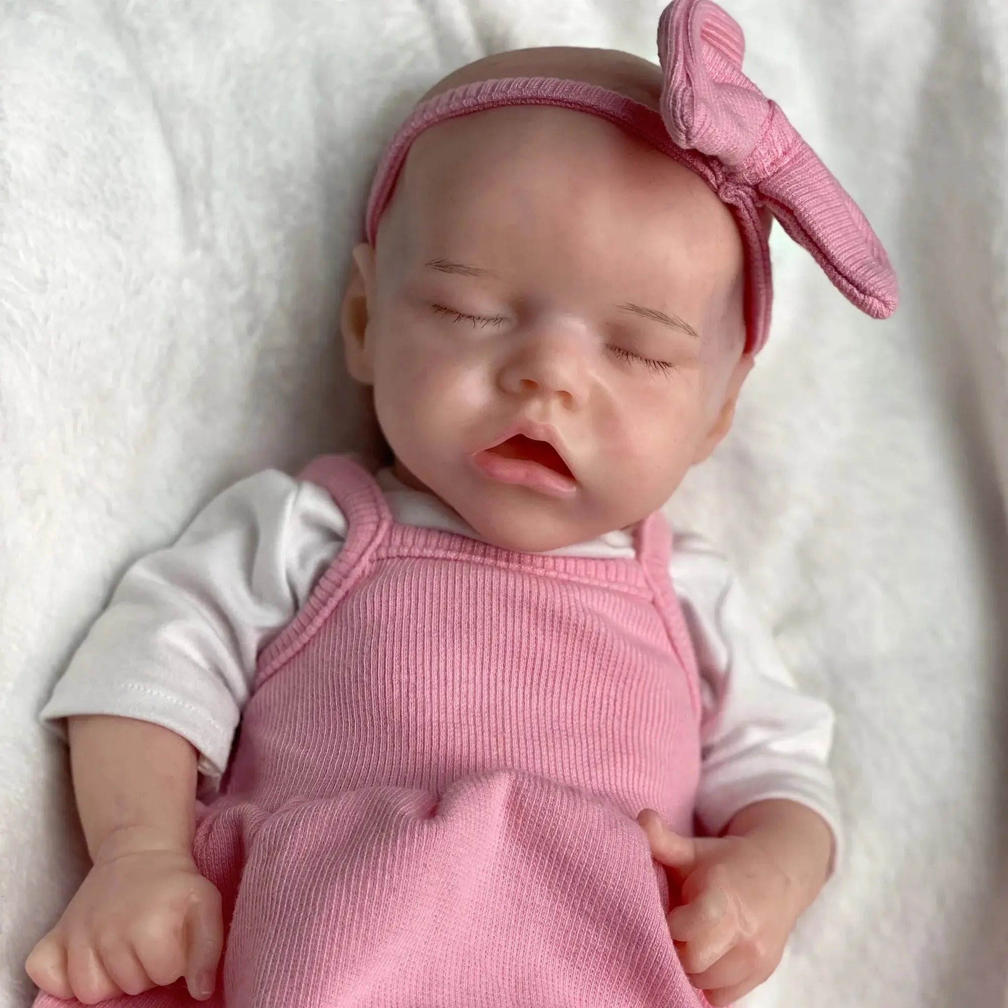 Image of Reborn Baby Dolls 17Inch Twins A Full Solid Silicone Bebe Reborn 3D