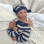 Image of Reborn Baby Dolls 16Inch Dark Skin Realistic Full Body Silicone