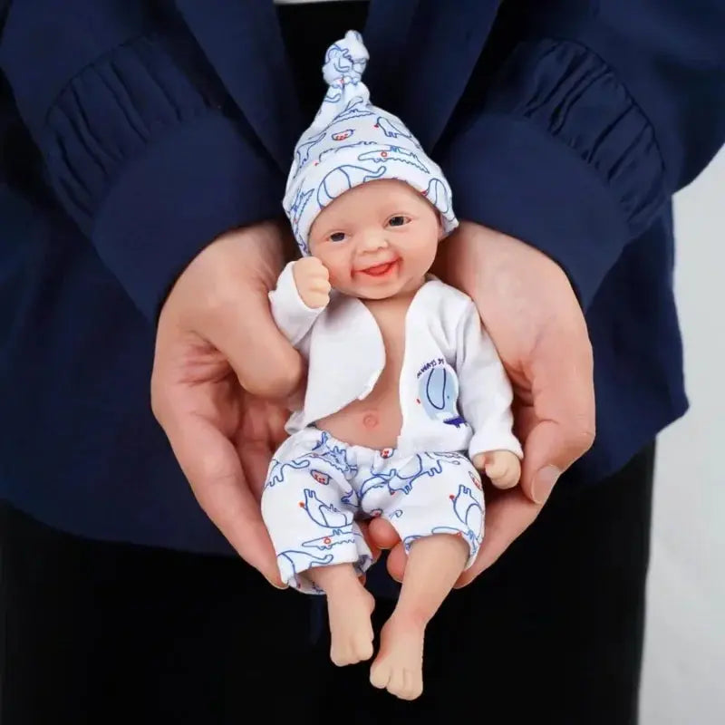 Image of Reborn Baby Dolls 7 Inch Mini Baby Reborn Dolls Handmade Boy