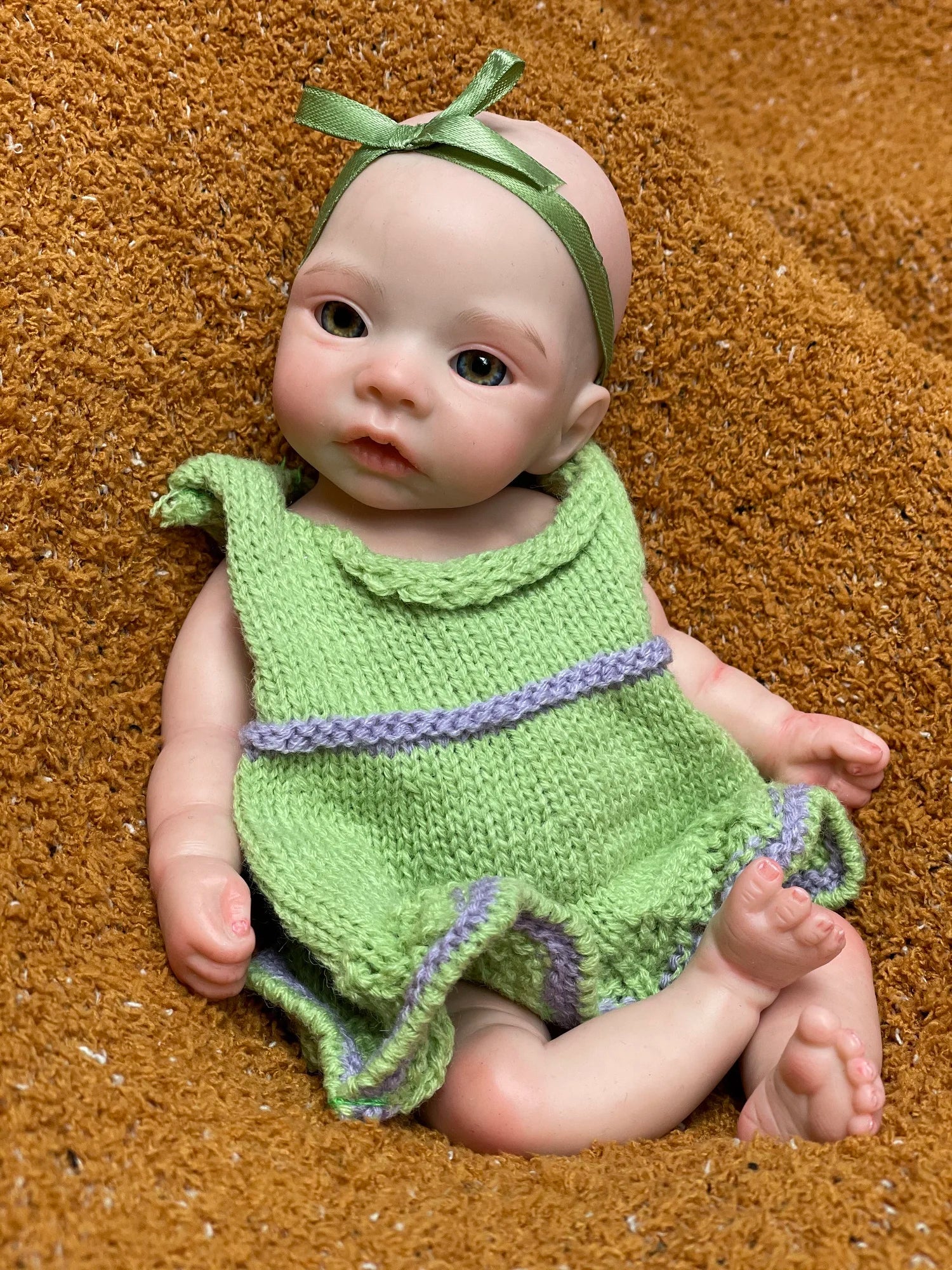 Image of Reborn Baby Dolls 11 Styles/ 26Cm Waterproof Close/Open Solid